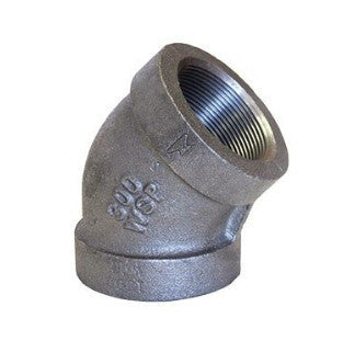 ASC ENGINEERED SOLUTIONS Anvil 310510607 1/2 inches Black Malleable Iron 45° Elbow