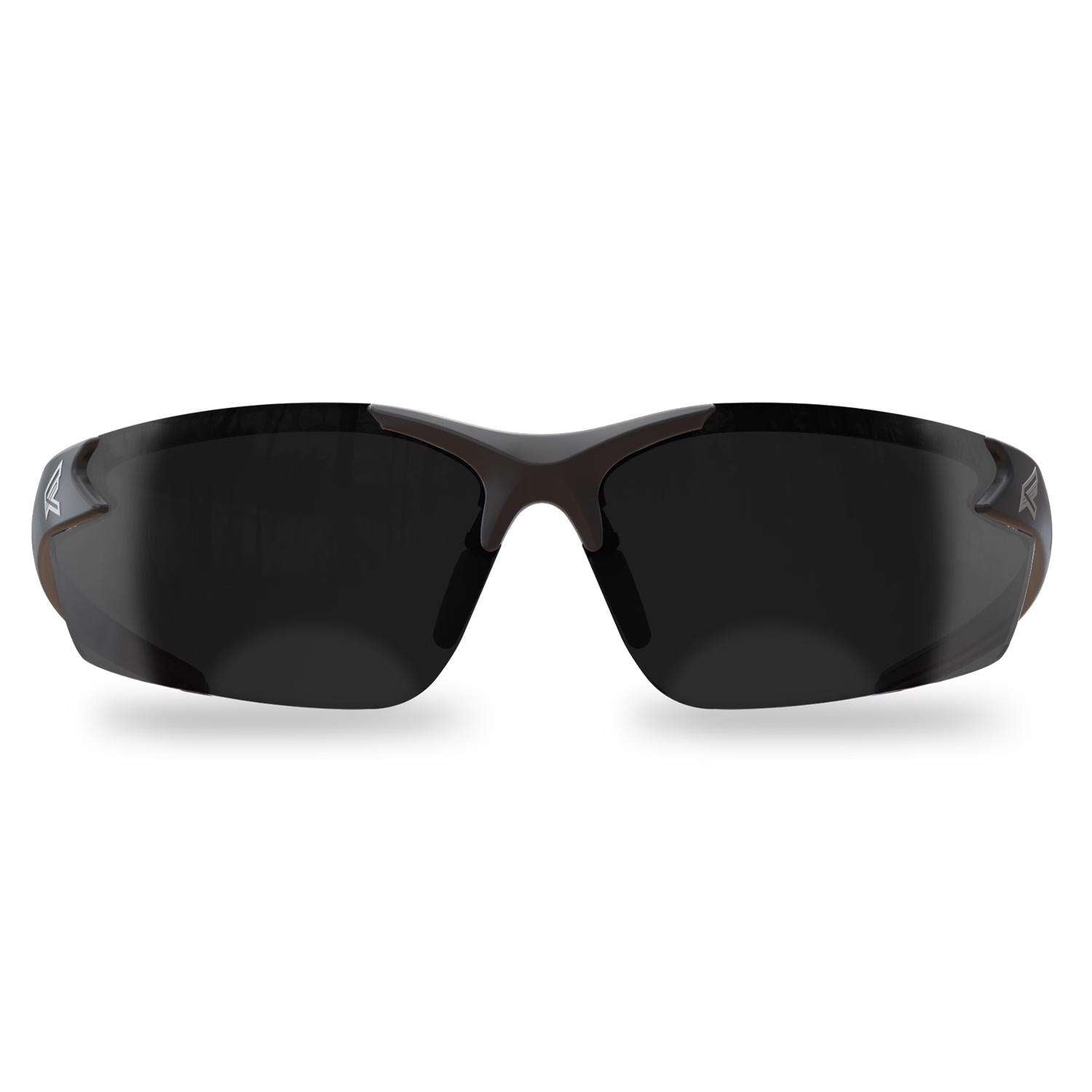 EDGE EYEWEAR Edge DZ116VS-G2 Zorge G2 Series Safety Glasses Smoke Lens Black Frame