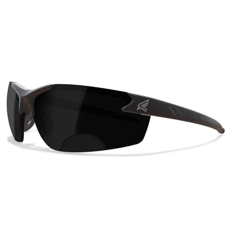 EDGE EYEWEAR Edge DZ116VS-G2 Zorge G2 Series Safety Glasses Smoke Lens Black Frame
