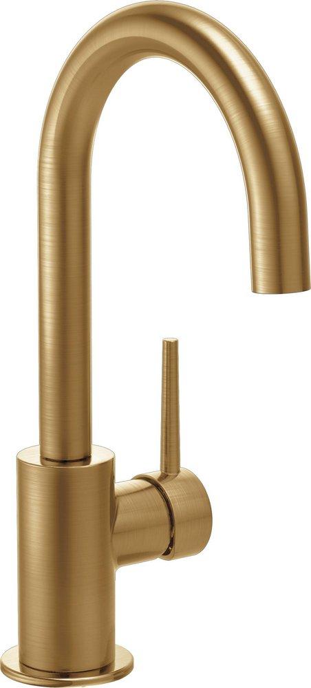 DELTA FAUCET Delta Faucet 1959LF-CZ Trinsic Single Handle Bar Faucet in Brilliance Champagne Bronze