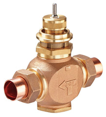 JOHNSON CONTROLS Johnson Controls VG7281ET Globe Valve 1/2 Inch Union Sweat NO 1.8CV