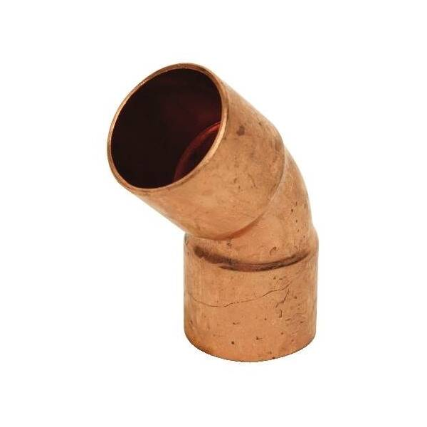 MUELLER STREAMLINE Mueller Industries W3026 5/8 Copper Sweat 45-Degree Elbow