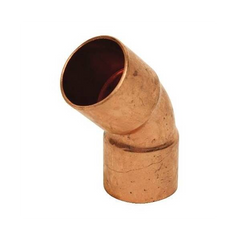 MUELLER STREAMLINE Mueller Industries W3026 5/8 Copper Sweat 45-Degree Elbow