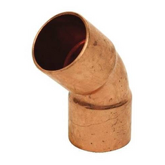 MUELLER STREAMLINE Mueller Industries W3026 5/8 Copper Sweat 45-Degree Elbow
