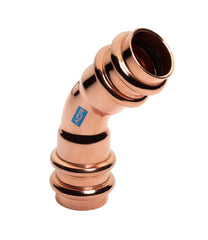 MUELLER STREAMLINE Mueller RP03012 ACR Press Copper 45 Elbow, 0.35 x 3/8 OD (P x P) Long Radius