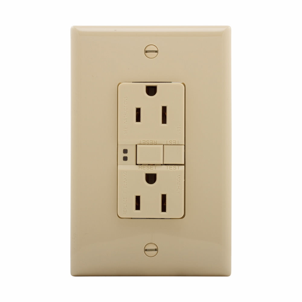 EATON Eaton SGF15V Arrow Hart Wiring GFCI Duplex Receptacle 15 Amp 125 VAC NEMA 5-15R
