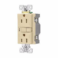 EATON Eaton SGF15V Arrow Hart Wiring GFCI Duplex Receptacle 15 Amp 125 VAC NEMA 5-15R