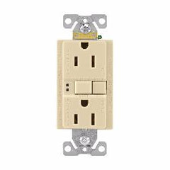 EATON Eaton SGF15V Arrow Hart Wiring GFCI Duplex Receptacle 15 Amp 125 VAC NEMA 5-15R