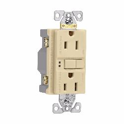 EATON Eaton SGF15V Arrow Hart Wiring GFCI Duplex Receptacle 15 Amp 125 VAC NEMA 5-15R