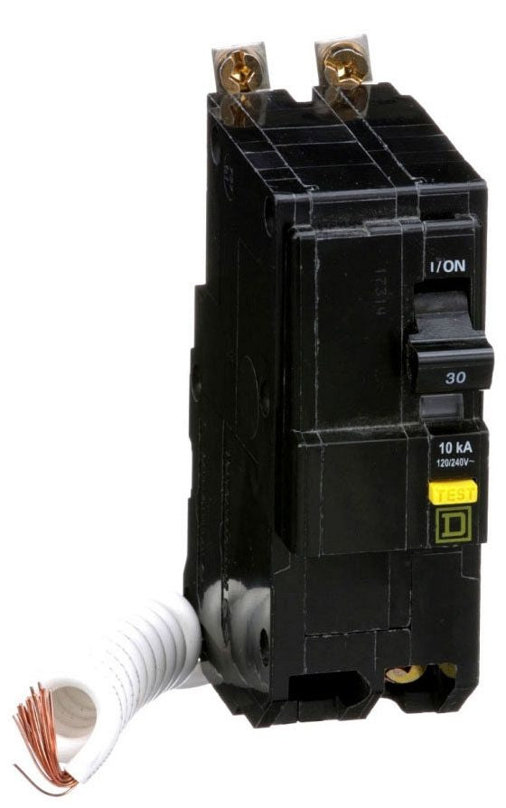 SCHNEIDER ELECTRIC Square D QOB230GFI Miniature Circuit Breaker 120/240V 30A