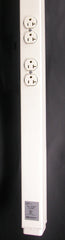 LEGRAND Legrand 25DTP-4 Wiremold 2-Compartment Tele-Power Pole 10 ft 5 in