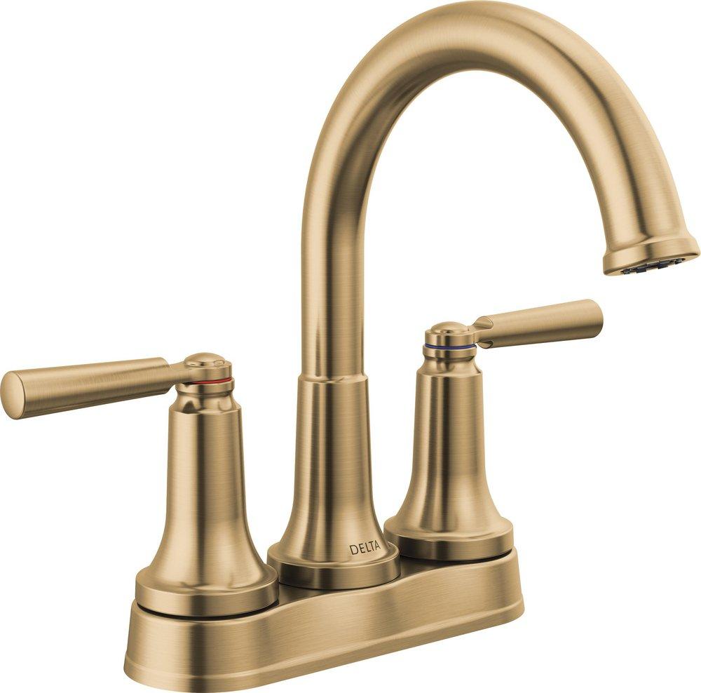 DELTA FAUCET Delta Faucet 2535-CZMPU-DST Two Handle Centerset Bathroom Sink Faucet