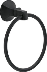 DELTA FAUCET Delta Faucet 76446-BL Ashlyn Round Closed Towel Ring in Matte Black