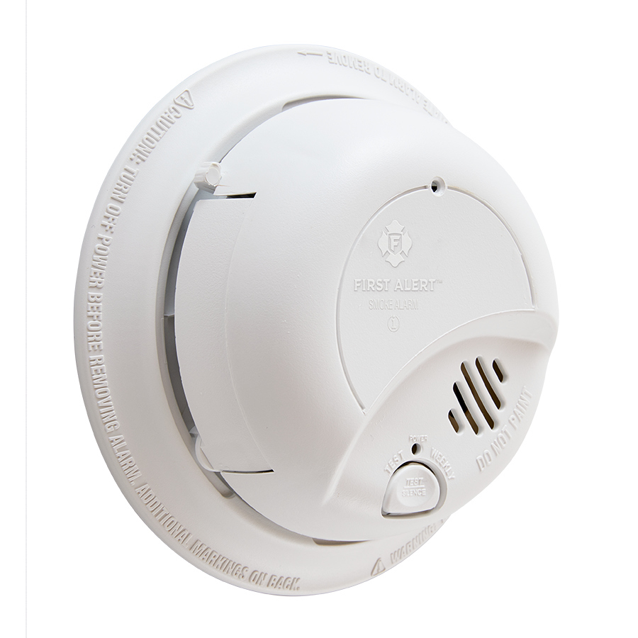 HONEYWELL BRK 9120B Wire-In Smoke Alarm 120V AC 60Hz with Backup 9V Battery