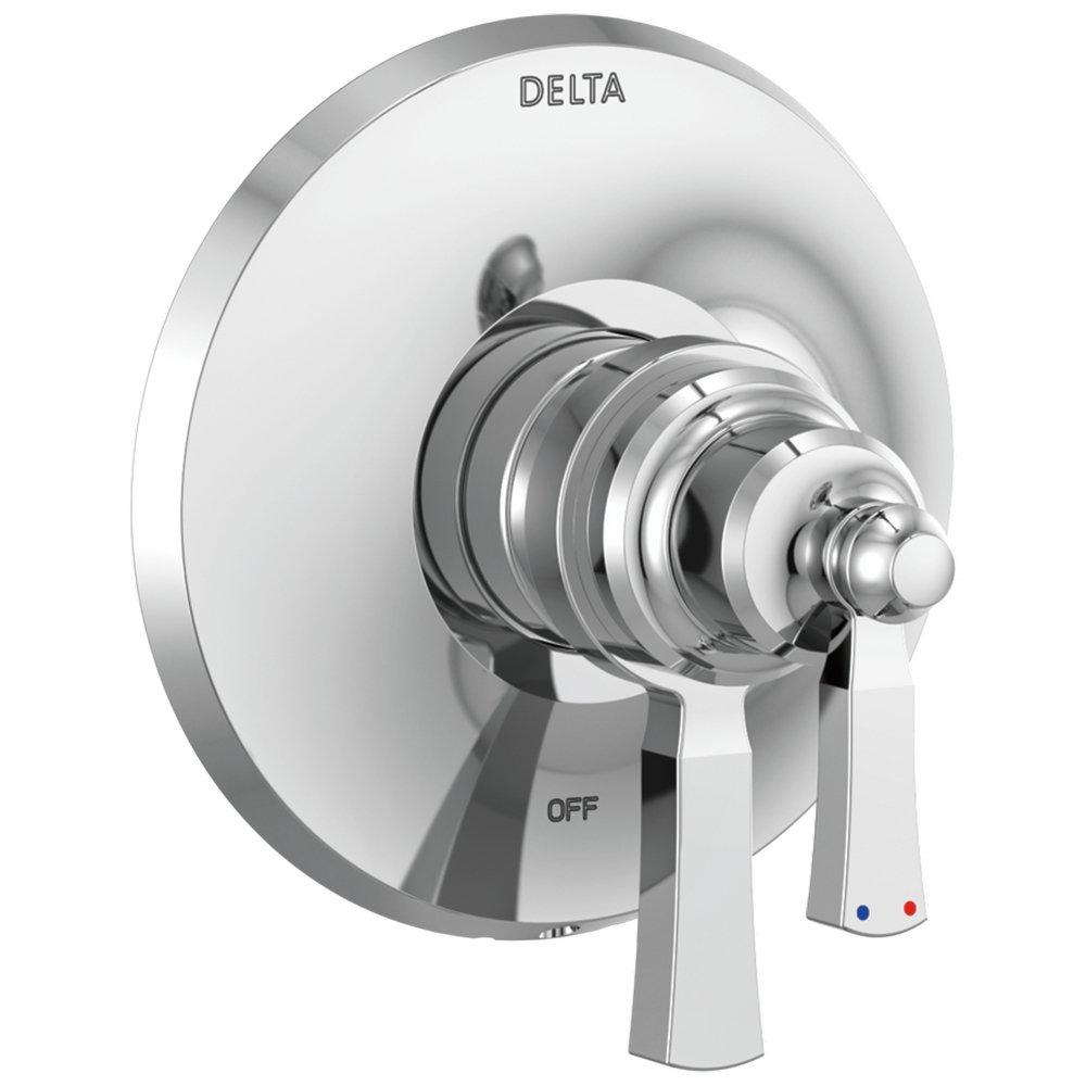 DELTA FAUCET Delta Faucet T17056 Dorval Two Handle Pressure Balancing Valve Trim in Chrome