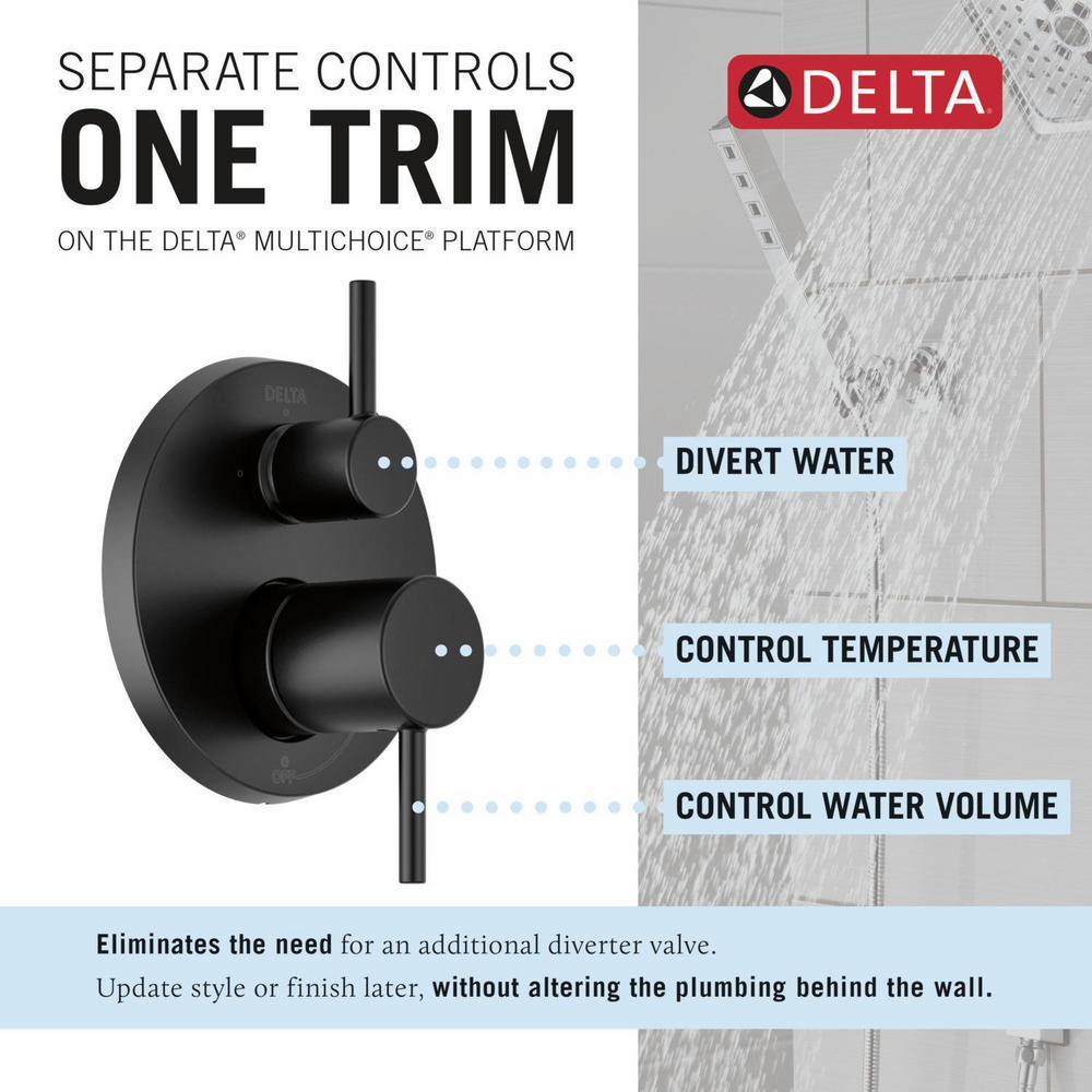 DELTA FAUCET Delta Faucet T342702-BL Monitor 14 Series Shower Trim with Hand Shower