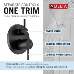 DELTA FAUCET Delta Faucet T342702-BL Monitor 14 Series Shower Trim with Hand Shower