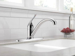 DELTA FAUCET Delta Faucet 100LFHDF Kitchen Faucet 1-Handle 8 Inch Centers 100LF-HDF
