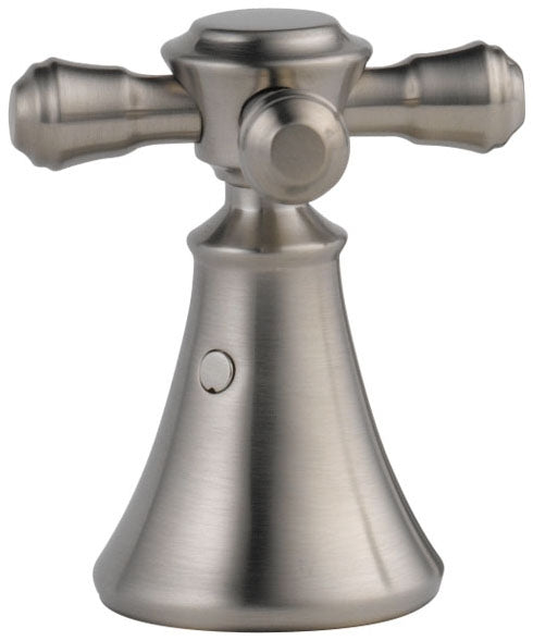 DELTA FAUCET Delta Faucet H295SS Cassidy Metal Cross Handle Set Deck Mount Bathroom & Bidet