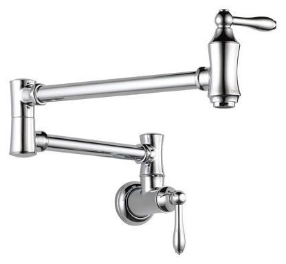 DELTA FAUCET Delta Faucet 1177LF Wall Mount Pot Filler Chrome