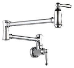 DELTA FAUCET Delta Faucet 1177LF Wall Mount Pot Filler Chrome