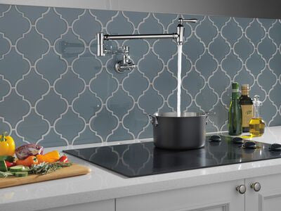 DELTA FAUCET Delta Faucet 1177LF Wall Mount Pot Filler Chrome