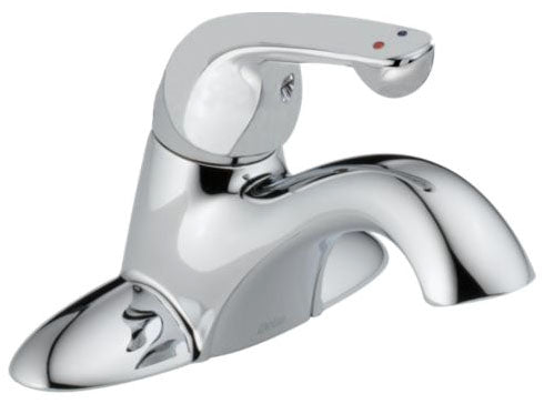 DELTA FAUCET Delta Faucet 501LF-HGMHDF Classic Single Handle Centerset Bathroom Sink Faucet in Chrome