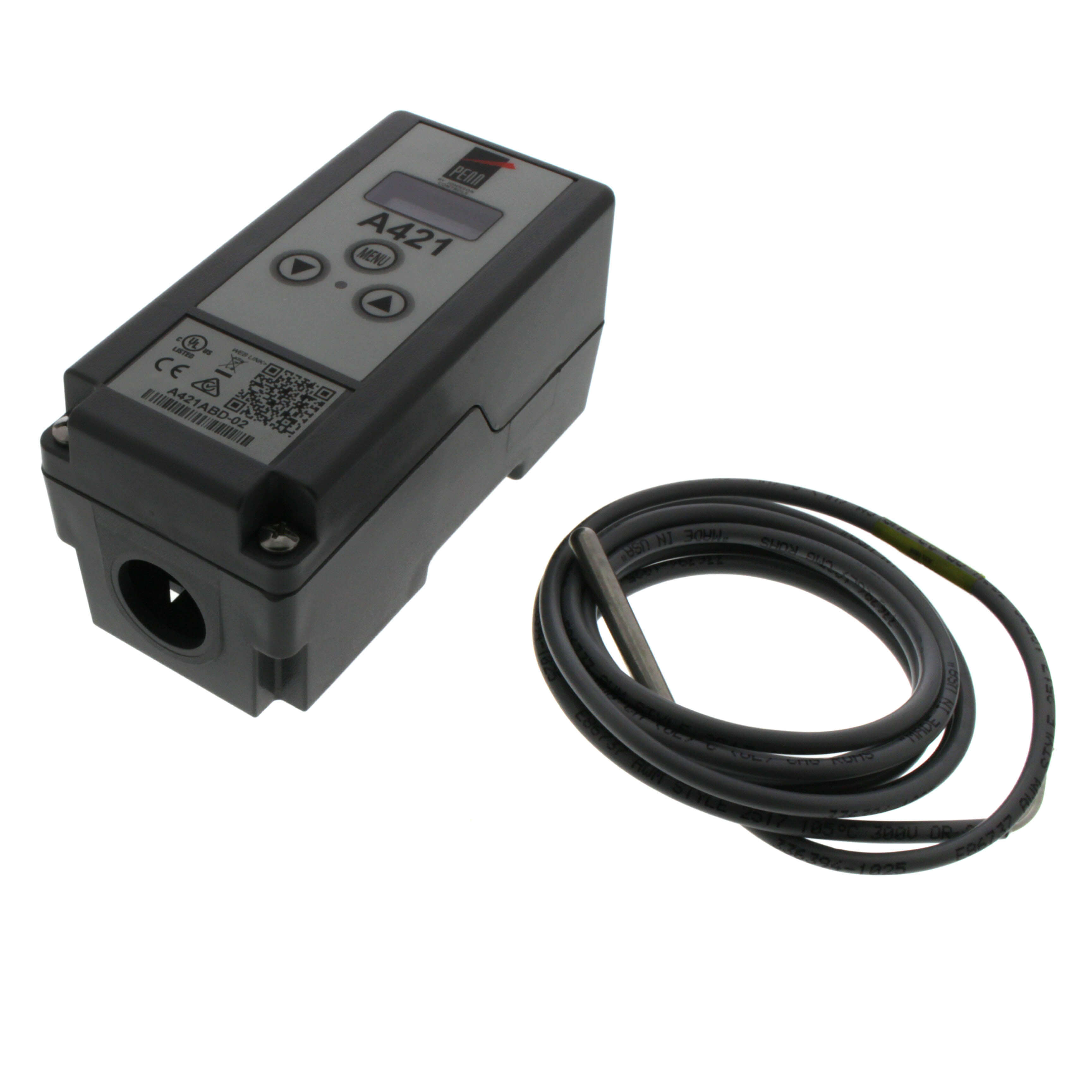 JOHNSON CONTROLS JOHNSON A421ABD-02C Electronic Single Stage Temperature Control 120/240 Vac IP20