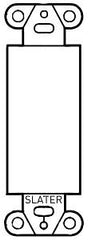 LEGRAND Pass & Seymour 326W Mounting Strap for Blank Insert Light Almond Replacement MPN