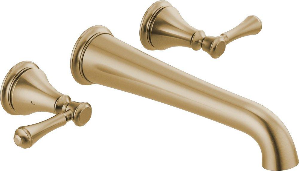 DELTA FAUCET Delta Faucet T5797-CZWL Traditional Two Handle Wall Mount Filler (Trim Only) R3500-WL