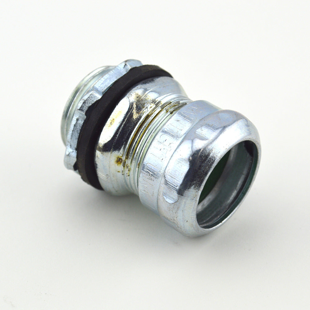 BRIDGEPORT FITTINGS Bridgeport 252-SRT Raintight Screw-on EMT Compression Connector 1 inches Steel