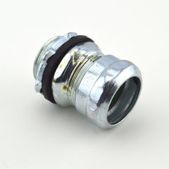 BRIDGEPORT FITTINGS Bridgeport 252-SRT Raintight Screw-on EMT Compression Connector 1 inches Steel