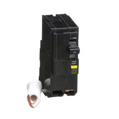 SCHNEIDER ELECTRIC Square D QO220GFI MINIATURE Circuit Breaker w/GFI 20A 120/240V 2P