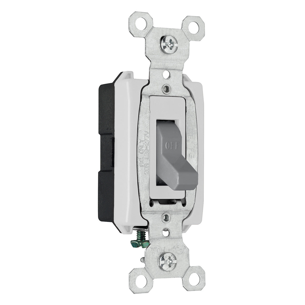LEGRAND Legrand Pass & Seymour CSB20AC1-GRY Hard Use Specification Grade Switch Gray