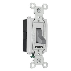 LEGRAND Legrand Pass & Seymour CSB20AC1-GRY Hard Use Specification Grade Switch Gray