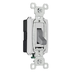 LEGRAND Legrand Pass & Seymour CSB20AC1-GRY Hard Use Specification Grade Switch Gray