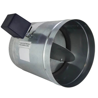 IO HVAC CONTROLS IO HVAC Controls D-06-PO Fresh Air Damper 24V Round 6 Inch