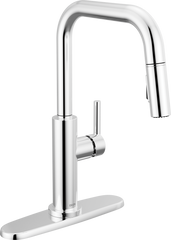 DELTA FAUCET Delta 19868LF Nicoli Single Handle Pull-Down Kitchen Faucet 1.8 GPM