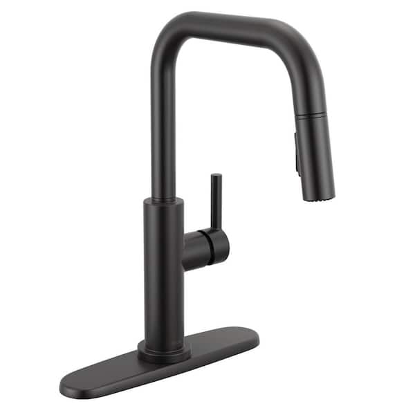 DELTA FAUCET Delta 19868LF Nicoli Single Handle Pull-Down Kitchen Faucet 1.8 GPM