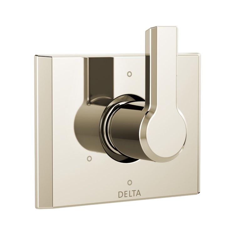 DELTA FAUCET Delta T11999-PN-PR Diverter Trim Pivotal 6-Setting 3-Port Lumicoat Polished Nickel