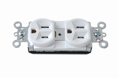 LEGRAND Pass & Seymour PT5362W PlugTail Duplex Receptacle 20A 125V - White