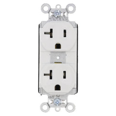LEGRAND Pass & Seymour PT5362W PlugTail Duplex Receptacle 20A 125V - White