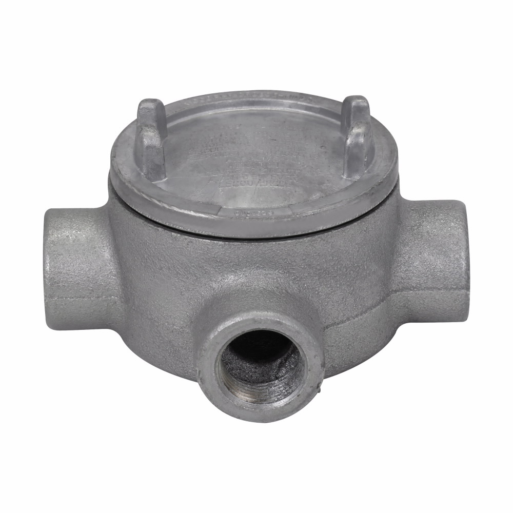EATON Crouse-Hinds GUAX69 Conduit Outlet Box Type X 2 In 5 In Cover Opening