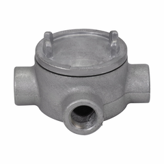 EATON Crouse-Hinds GUAX69 Conduit Outlet Box Type X 2 In 5 In Cover Opening