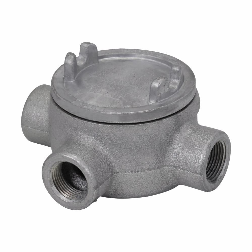 EATON Crouse-Hinds GUAX69 Conduit Outlet Box Type X 2 In 5 In Cover Opening