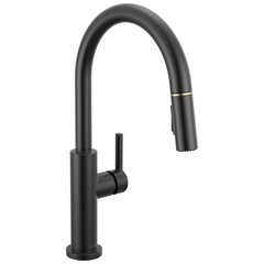 DELTA FAUCET Delta 19867LF-GZ Nicoli Single Handle Pull-Down Kitchen Faucet