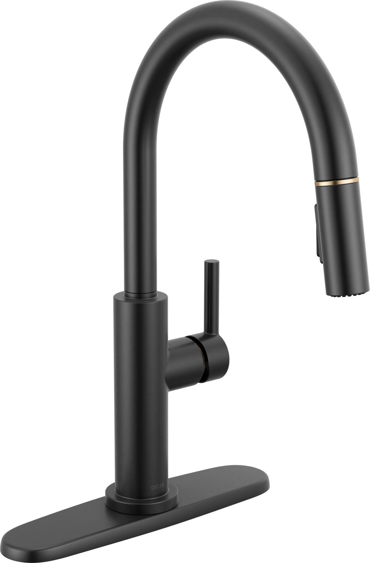 DELTA FAUCET Delta 19867LF-GZ Nicoli Single Handle Pull-Down Kitchen Faucet