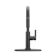 DELTA FAUCET Delta 19867LF-GZ Nicoli Single Handle Pull-Down Kitchen Faucet