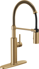 DELTA FAUCET Delta 18803-CZ-DST Antoni Pro Kitchen Faucet 1.8 gpm
