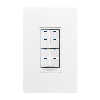 LEGRAND Legrand LVSW101W Wattstopper 1-Button Low Voltage Wall Switch with LED Indicator